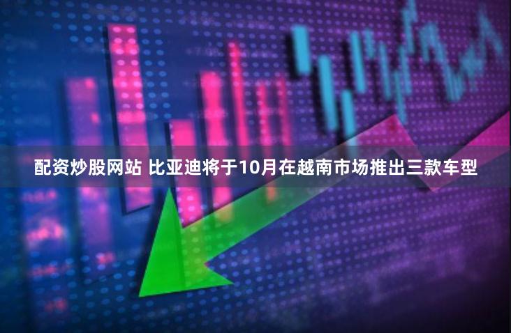 配资炒股网站 比亚迪将于10月在越南市场推出三款车型