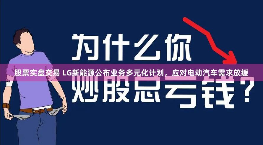 股票实盘交易 LG新能源公布业务多元化计划，应对电动汽车需求放缓